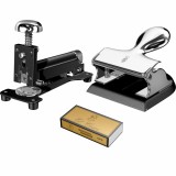 Set capsator si perforator Chrome Black El Casco
