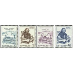 Vatican 1973 - 500 de ani Nicolaus Copernicus, serie neuzata