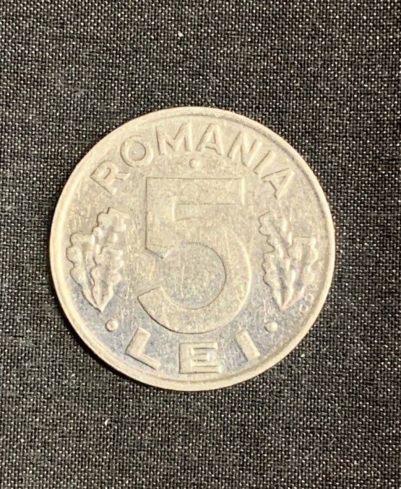 Moneda 5 lei 1992