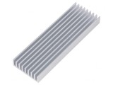 Radiator extrudat cu aripioare naturale 100mm x 33mm