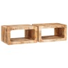 vidaXL Noptieră Lemn Masiv Mango 45x30x24cm Maro Rustic