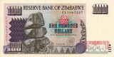 ZIMBABWE █ bancnota █ 100 Dollars █ 1995 █ P-9 █ UNC █ necirculata