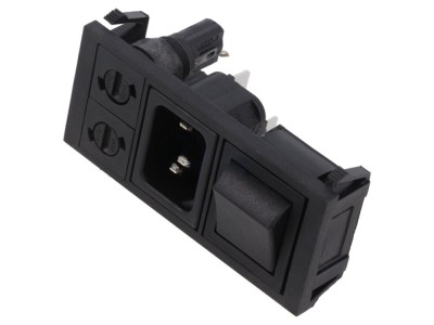 Conector alimentare AC 10A 250V C14 foto