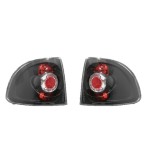 Set stopuri tuning OPEL ASTRA F, 10.1994-12.2002, model cabrio, SEDAN, Taiwan, partea stanga+dreapta, negru, transparent; cu locas bec;