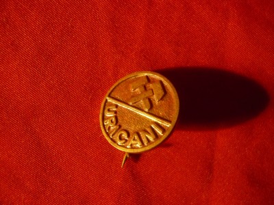 Insigna Uricani , d=1,5cm , metal si email foto