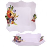 Set 6 Farfurii Patrate ADANCI Opal 25.4CM DEC010 LFHSP-100 ROD CNN33607