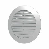 Grila ventilatie rotunda &Oslash;100mm, exterior &Oslash;130mm, ASA plastic GRI, Ecovent
