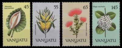 Vanuatu 1990 - Flora, flori, serie neuzata foto