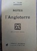 H.Taine-Notes sur l&#039;Angleterre, franceza