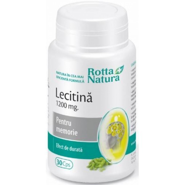 Lecitina 1200 mg 30 capsule - ROT Lecitina 1200 mg 30 capsule - ROT