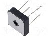 Punte redresoare, 15A, 0,4kV, capsula MBR-25W, DC COMPONENTS - GBPC1504W