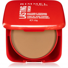 Rimmel Lasting Finish Buildable Coverage pudră compactă culoare 010 Latte 7 g