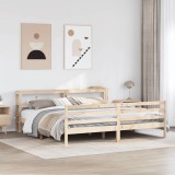 Cumpara ieftin Cadru de pat fără saltea, 180x200 cm, lemn masiv pin