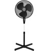 RESIGILAT - Ventilator cu picior ECG FS 40A negru, 50W, 40cm, 3 viteze,