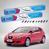 Cumpara ieftin Ștergătoare Seat Leon 1P1 2005-2009 | Set Față Flat &ndash; TeamCar&reg;