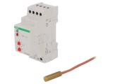 Regulator Temperatura F&amp;F RT-823, Montare Sina DIN, Iesire NO/NC, 230V AC, -25...50&deg;C