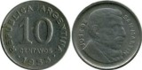 Argentina 1956 - 10 centavos, circulata
