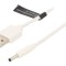 Cablu USB A la DC 3.5/1.35 Alb 1m Cupru