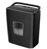 Distrugator de documnete Bonsaii pentru 8 coli taiat in cruce, dispozitive de tocat hartie P4, tocator cu maner portabil Cos de gunoi de 16 l, Resigil