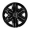 Set 4 capace roti Hubcaps fast black R16 Compatibil Cu Daewoo