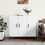 vidaXL Servantă, alb, 90x34x80 cm, lemn compozit