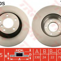 Disc frana BMW X1 (E84) (2009 - 2015) TRW DF4460S