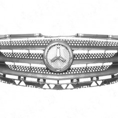 Grila masca fata Mercedes Sprinter 210-519, 10.2013-, fata, negru/negru
