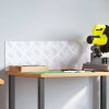 Plăci cu tablouri 2 pcs Argintiu 50 x 25 cm Aluminiu