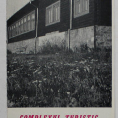 COMPLEXUL TURISTIC CRIVAIA , MINIPLIANT DE PREZENTARE , EDITAT DE OFICIUL NATIONAL DE TURISM '' CARPATI '' , ANII ' 70