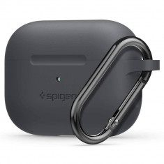 Carcasa Spigen Silicone Fit Apple AirPods Pro Charcoal foto