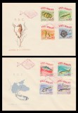 1964 Romania - 2 FDC Pesti din Acvariul de la Constanta, LP 582