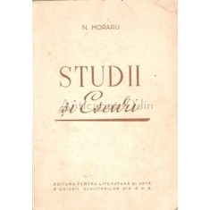Studii Si Eseuri - N. Moraru