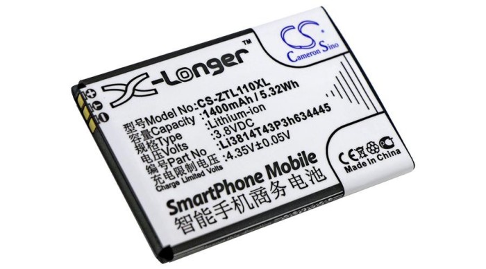 Cameron Sino 1400mAh ZTE Blade L110,Blade L110 Dual SIM Baterie