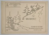 FILE DE VACANTA , PLANUL DE ACTIUNI PE PERIOADA VACANTEI DE IARNA , SC. GEN. 49 , BUCURESTI , 1971 -1972