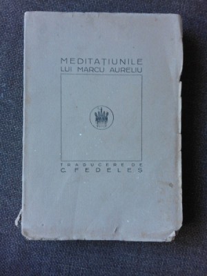 MEDITATIUNILE LUI MARCU AURELIU foto