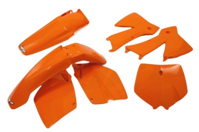 Set plastice KTM SX SXF 125 250 400 01- 02 UFO KTKIT501127 foto