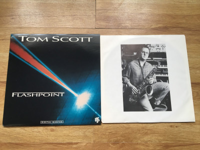 TOM SCOTT - FLASHPOINT (1988,GRP,USA) Jazz Fusion / Jazz Funk vinil vinyl foto