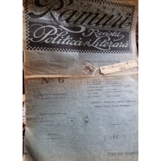 Ramuri - Revista Politica si Literara Nr. 6 / 1920