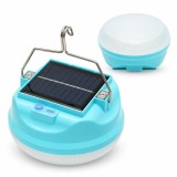 Lampa solara portabila LED 200W, baterie 1600mAh, 3 moduri iluminare, incarcare USB-C 130x70mm albastra