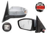 Oglinda exterioara Ford Galaxy (Wa6), 05.2006-06.2010, Ford Galaxy (Wa6), 06.2010- , partea Stanga, culoare sticla crom, sticla asferica, cu carcasa