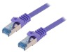 Cablu Patch S/FTP Cat6a LSZH Violet 3m Logilink