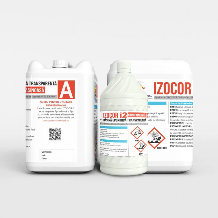 Rasina epoxidica transparenta pentru turnare - casting IZOCOR i 2, chit de 30