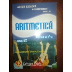 Aritmetica clasa a V-a- Artur Balauca, Alexandru Negrescu