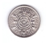Moneda Anglia 2 shilling / 2 shillings 1967, stare foarte buna, cu luciu, curata