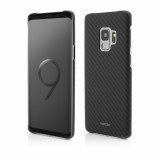 Husa Vetter pentru Samsung Galaxy S9, Clip-On Ultra Slim, Made from Aramid Fiber, Kevlar, Negru