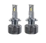 Cumpara ieftin Set 2 becuri LED H7 24V pentru camioane V68, Canbus,120 W, 6000k, 12.000Lm, IPF