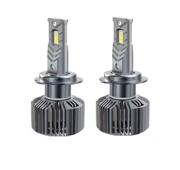 Set 2 becuri LED H7 24V pentru camioane V68, Canbus,120 W, 6000k, 12.000Lm