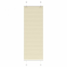 Gossi jaluza plisata crem 45x150 cm latime tesatura 44,4 cm