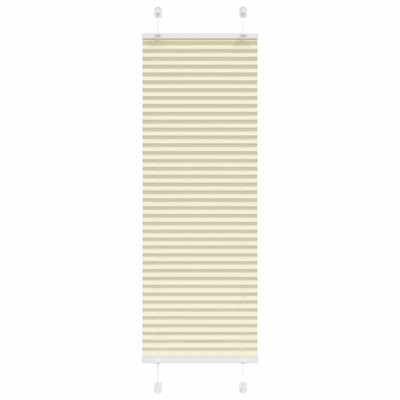 Gossi jaluza plisata crem 45x150 cm latime tesatura 44,4 cm foto