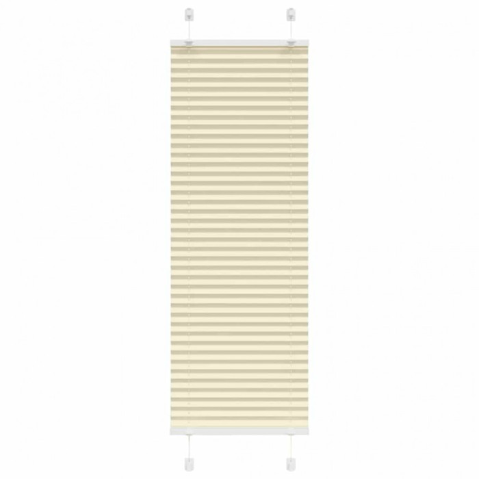Gossi jaluza plisata crem 45x150 cm latime tesatura 44,4 cm